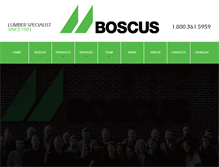 Tablet Screenshot of boscus.com